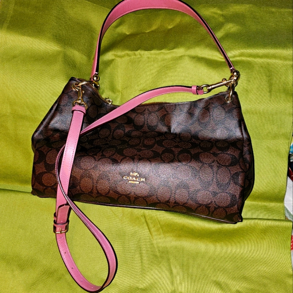 COACH leather hobo style bag